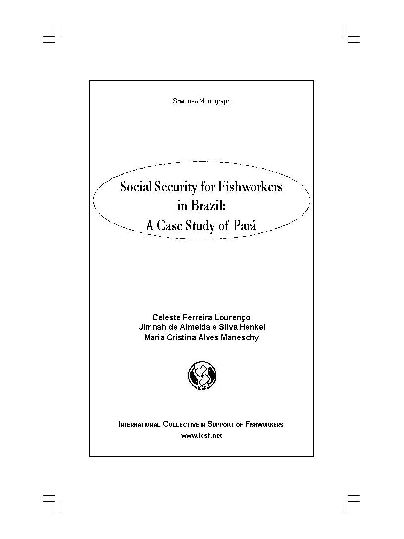 Social Security for Fishworkers in Brazil: A Case study of Para